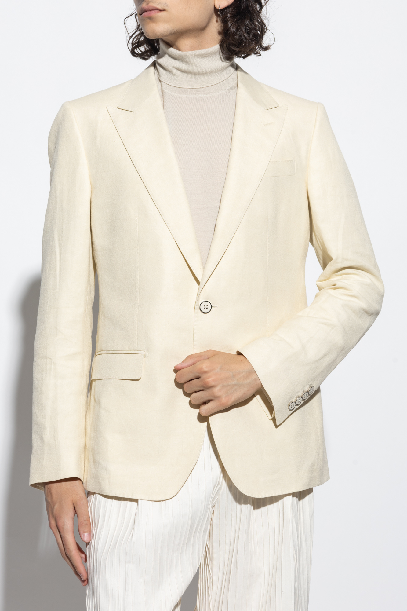 Dolce & Gabbana Blazer with peak lapels | Men's Clothing | Vitkac